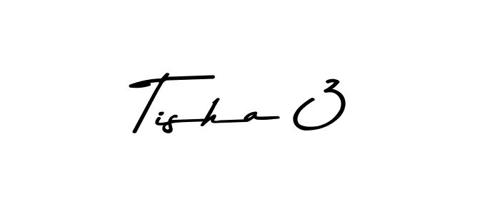 How to make Tisha<3 signature? Asem Kandis PERSONAL USE is a professional autograph style. Create handwritten signature for Tisha<3 name. Tisha<3 signature style 9 images and pictures png