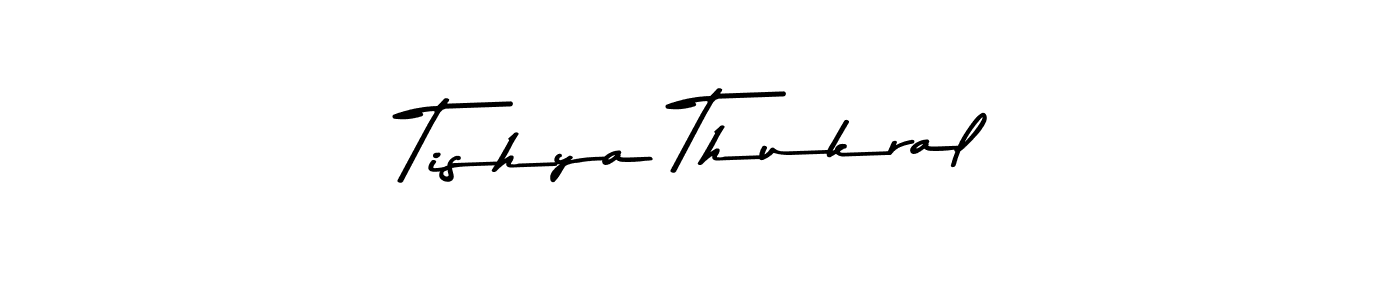 How to make Tishya Thukral signature? Asem Kandis PERSONAL USE is a professional autograph style. Create handwritten signature for Tishya Thukral name. Tishya Thukral signature style 9 images and pictures png