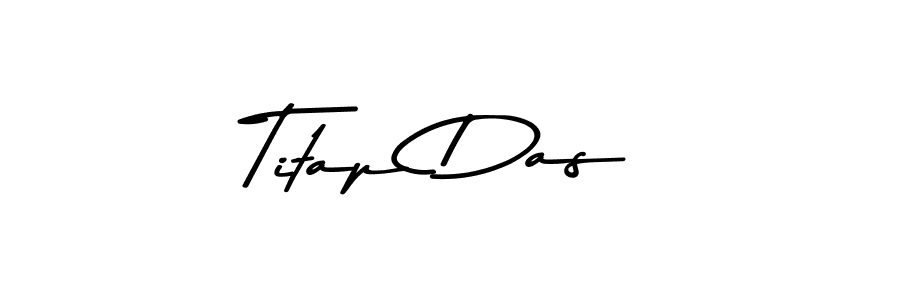 Titap Das stylish signature style. Best Handwritten Sign (Asem Kandis PERSONAL USE) for my name. Handwritten Signature Collection Ideas for my name Titap Das. Titap Das signature style 9 images and pictures png