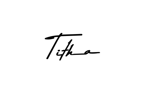 Also You can easily find your signature by using the search form. We will create Titha name handwritten signature images for you free of cost using Asem Kandis PERSONAL USE sign style. Titha signature style 9 images and pictures png