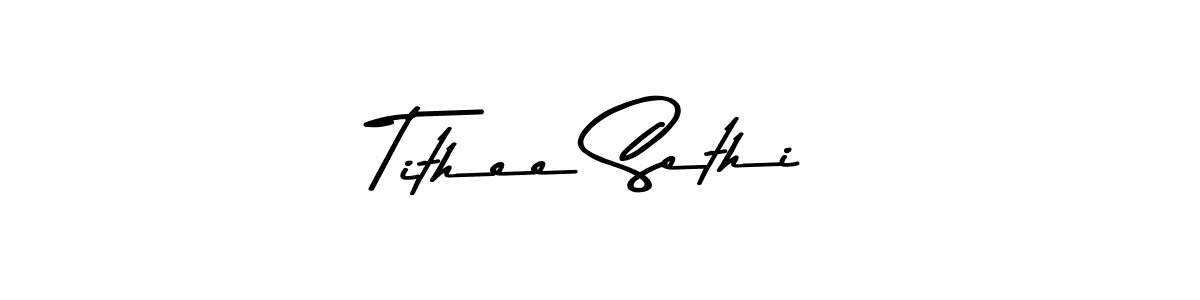 How to make Tithee Sethi signature? Asem Kandis PERSONAL USE is a professional autograph style. Create handwritten signature for Tithee Sethi name. Tithee Sethi signature style 9 images and pictures png