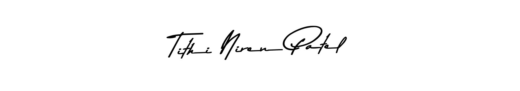 Make a short Tithi Niren Patel signature style. Manage your documents anywhere anytime using Asem Kandis PERSONAL USE. Create and add eSignatures, submit forms, share and send files easily. Tithi Niren Patel signature style 9 images and pictures png