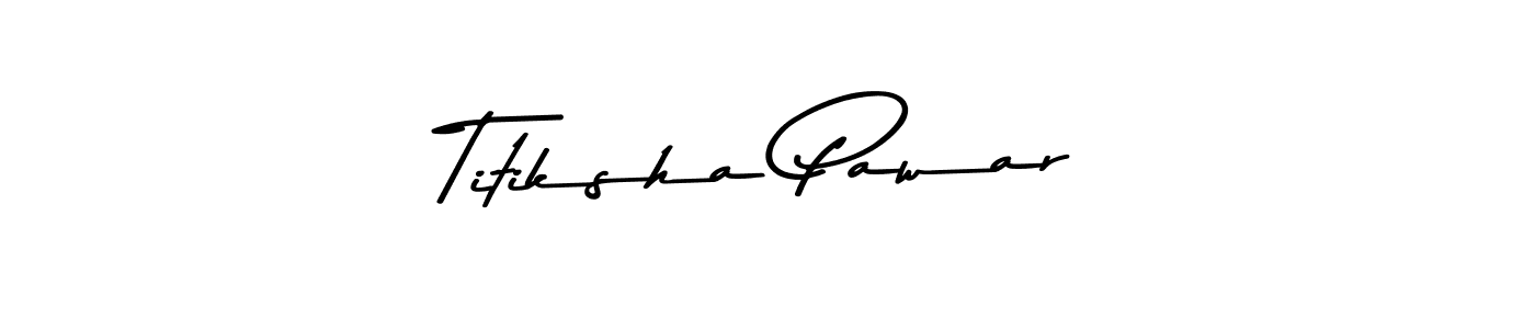 This is the best signature style for the Titiksha Pawar name. Also you like these signature font (Asem Kandis PERSONAL USE). Mix name signature. Titiksha Pawar signature style 9 images and pictures png