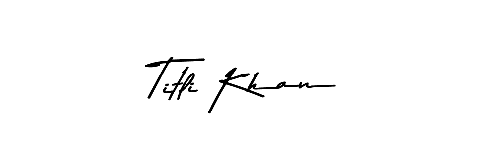 How to Draw Titli Khan signature style? Asem Kandis PERSONAL USE is a latest design signature styles for name Titli Khan. Titli Khan signature style 9 images and pictures png