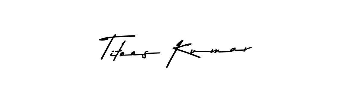 Once you've used our free online signature maker to create your best signature Asem Kandis PERSONAL USE style, it's time to enjoy all of the benefits that Titoes Kumar name signing documents. Titoes Kumar signature style 9 images and pictures png