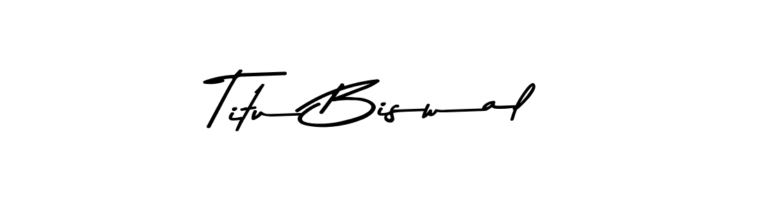 Similarly Asem Kandis PERSONAL USE is the best handwritten signature design. Signature creator online .You can use it as an online autograph creator for name Titu Biswal. Titu Biswal signature style 9 images and pictures png