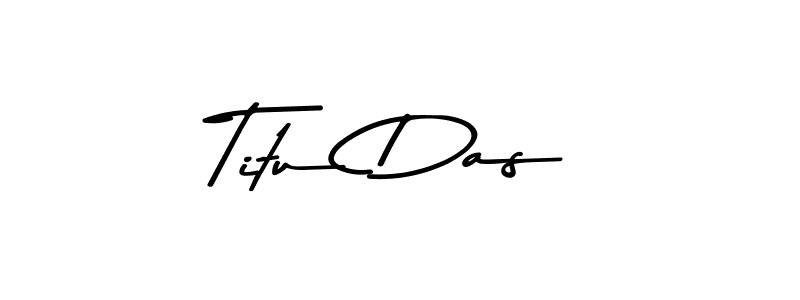 Use a signature maker to create a handwritten signature online. With this signature software, you can design (Asem Kandis PERSONAL USE) your own signature for name Titu Das. Titu Das signature style 9 images and pictures png