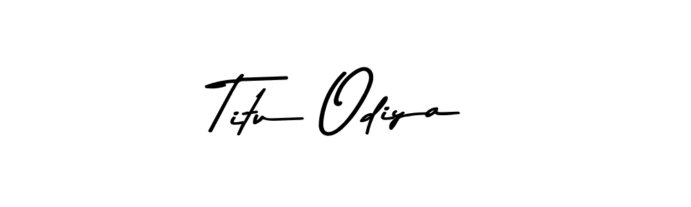 Similarly Asem Kandis PERSONAL USE is the best handwritten signature design. Signature creator online .You can use it as an online autograph creator for name Titu Odiya. Titu Odiya signature style 9 images and pictures png