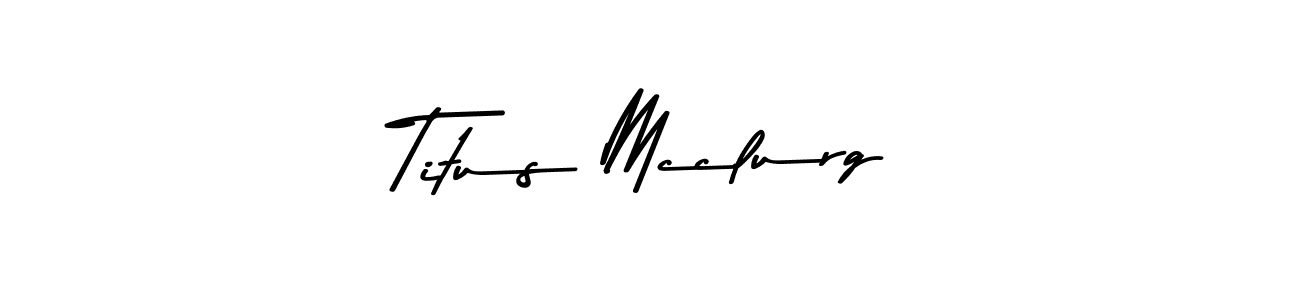 Asem Kandis PERSONAL USE is a professional signature style that is perfect for those who want to add a touch of class to their signature. It is also a great choice for those who want to make their signature more unique. Get Titus Mcclurg name to fancy signature for free. Titus Mcclurg signature style 9 images and pictures png