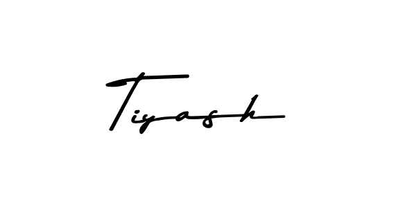 Create a beautiful signature design for name Tiyash. With this signature (Asem Kandis PERSONAL USE) fonts, you can make a handwritten signature for free. Tiyash signature style 9 images and pictures png