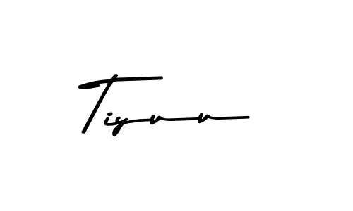 How to make Tiyuu name signature. Use Asem Kandis PERSONAL USE style for creating short signs online. This is the latest handwritten sign. Tiyuu signature style 9 images and pictures png