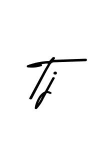 Create a beautiful signature design for name Tj. With this signature (Asem Kandis PERSONAL USE) fonts, you can make a handwritten signature for free. Tj signature style 9 images and pictures png