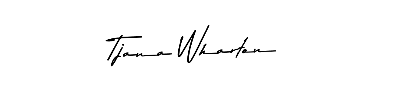 How to make Tjana Wharton signature? Asem Kandis PERSONAL USE is a professional autograph style. Create handwritten signature for Tjana Wharton name. Tjana Wharton signature style 9 images and pictures png