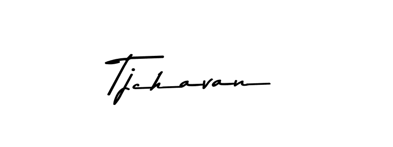 Use a signature maker to create a handwritten signature online. With this signature software, you can design (Asem Kandis PERSONAL USE) your own signature for name Tjchavan. Tjchavan signature style 9 images and pictures png