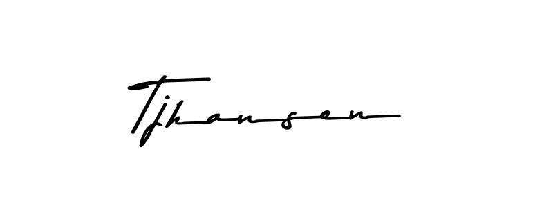 How to make Tjhansen signature? Asem Kandis PERSONAL USE is a professional autograph style. Create handwritten signature for Tjhansen name. Tjhansen signature style 9 images and pictures png