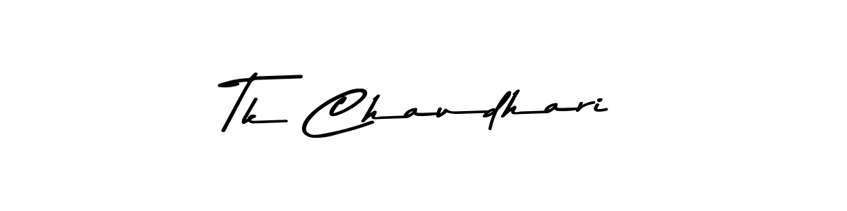 Also we have Tk Chaudhari name is the best signature style. Create professional handwritten signature collection using Asem Kandis PERSONAL USE autograph style. Tk Chaudhari signature style 9 images and pictures png