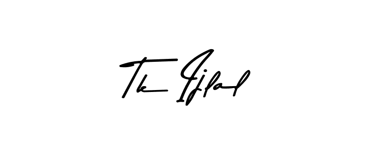 How to Draw Tk Ijlal signature style? Asem Kandis PERSONAL USE is a latest design signature styles for name Tk Ijlal. Tk Ijlal signature style 9 images and pictures png