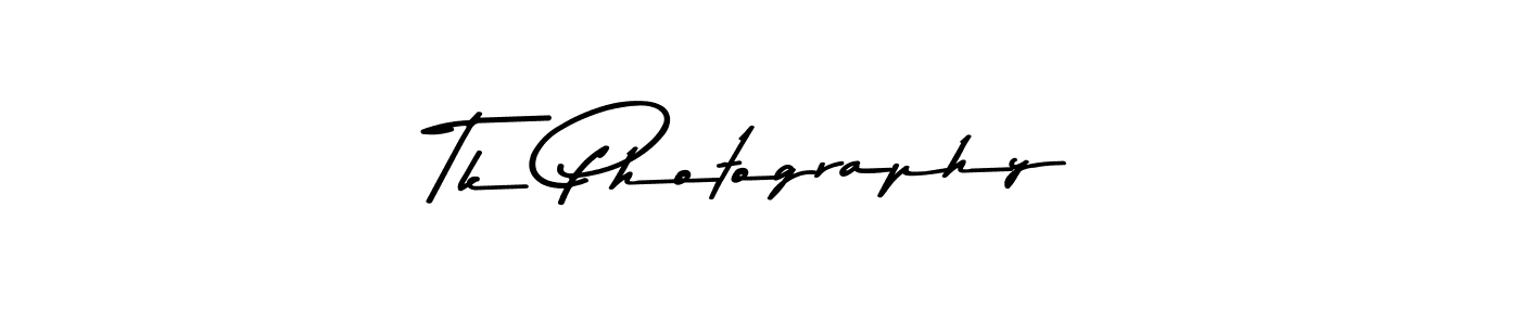 Make a beautiful signature design for name Tk Photography. With this signature (Asem Kandis PERSONAL USE) style, you can create a handwritten signature for free. Tk Photography signature style 9 images and pictures png