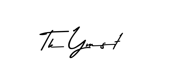 Also You can easily find your signature by using the search form. We will create Tk Ymst name handwritten signature images for you free of cost using Asem Kandis PERSONAL USE sign style. Tk Ymst signature style 9 images and pictures png