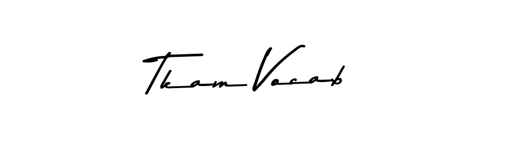 How to Draw Tkam Vocab signature style? Asem Kandis PERSONAL USE is a latest design signature styles for name Tkam Vocab. Tkam Vocab signature style 9 images and pictures png