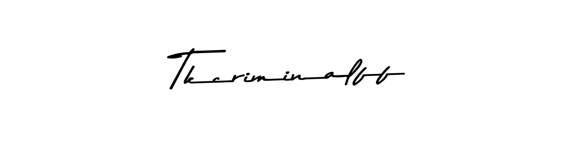 How to Draw Tkcriminalff signature style? Asem Kandis PERSONAL USE is a latest design signature styles for name Tkcriminalff. Tkcriminalff signature style 9 images and pictures png