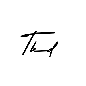 How to Draw Tkd signature style? Asem Kandis PERSONAL USE is a latest design signature styles for name Tkd. Tkd signature style 9 images and pictures png