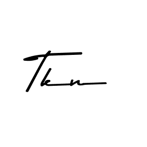 Similarly Asem Kandis PERSONAL USE is the best handwritten signature design. Signature creator online .You can use it as an online autograph creator for name Tkn. Tkn signature style 9 images and pictures png