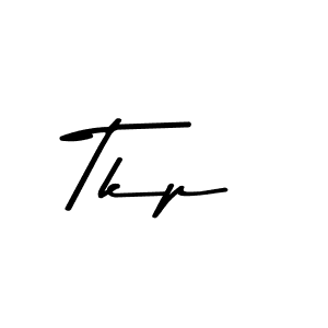 Make a beautiful signature design for name Tkp. With this signature (Asem Kandis PERSONAL USE) style, you can create a handwritten signature for free. Tkp signature style 9 images and pictures png