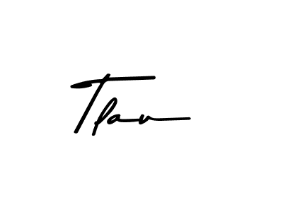 Design your own signature with our free online signature maker. With this signature software, you can create a handwritten (Asem Kandis PERSONAL USE) signature for name Tlau. Tlau signature style 9 images and pictures png