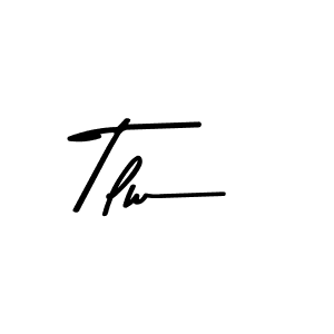 Create a beautiful signature design for name Tlw. With this signature (Asem Kandis PERSONAL USE) fonts, you can make a handwritten signature for free. Tlw signature style 9 images and pictures png