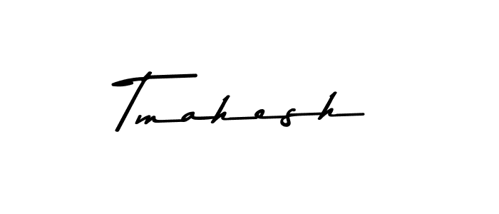 Use a signature maker to create a handwritten signature online. With this signature software, you can design (Asem Kandis PERSONAL USE) your own signature for name Tmahesh. Tmahesh signature style 9 images and pictures png