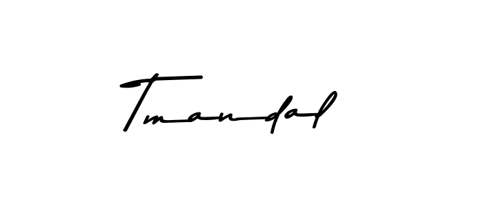 How to make Tmandal signature? Asem Kandis PERSONAL USE is a professional autograph style. Create handwritten signature for Tmandal name. Tmandal signature style 9 images and pictures png