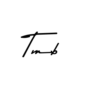 Create a beautiful signature design for name Tmb. With this signature (Asem Kandis PERSONAL USE) fonts, you can make a handwritten signature for free. Tmb signature style 9 images and pictures png