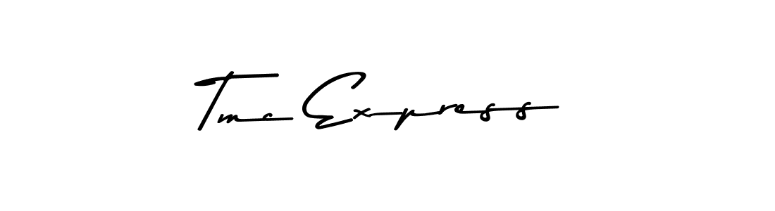 Design your own signature with our free online signature maker. With this signature software, you can create a handwritten (Asem Kandis PERSONAL USE) signature for name Tmc Express. Tmc Express signature style 9 images and pictures png