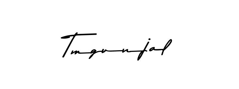 Also we have Tmgunjal name is the best signature style. Create professional handwritten signature collection using Asem Kandis PERSONAL USE autograph style. Tmgunjal signature style 9 images and pictures png