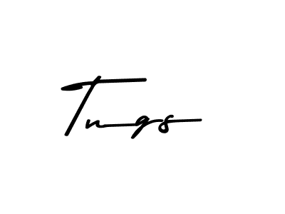 if you are searching for the best signature style for your name Tngs. so please give up your signature search. here we have designed multiple signature styles  using Asem Kandis PERSONAL USE. Tngs signature style 9 images and pictures png