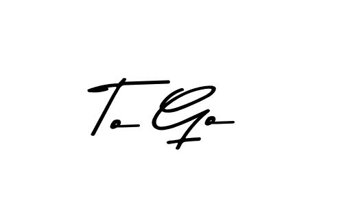 The best way (Asem Kandis PERSONAL USE) to make a short signature is to pick only two or three words in your name. The name To Go include a total of six letters. For converting this name. To Go signature style 9 images and pictures png