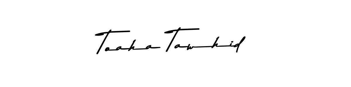 This is the best signature style for the Toaha Tawhid name. Also you like these signature font (Asem Kandis PERSONAL USE). Mix name signature. Toaha Tawhid signature style 9 images and pictures png