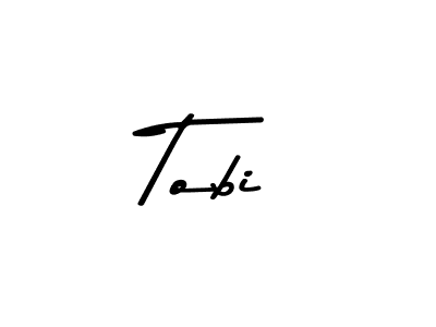 Create a beautiful signature design for name Tobi. With this signature (Asem Kandis PERSONAL USE) fonts, you can make a handwritten signature for free. Tobi signature style 9 images and pictures png