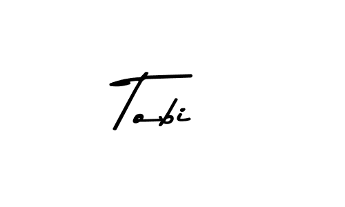 Design your own signature with our free online signature maker. With this signature software, you can create a handwritten (Asem Kandis PERSONAL USE) signature for name Tobi . Tobi  signature style 9 images and pictures png