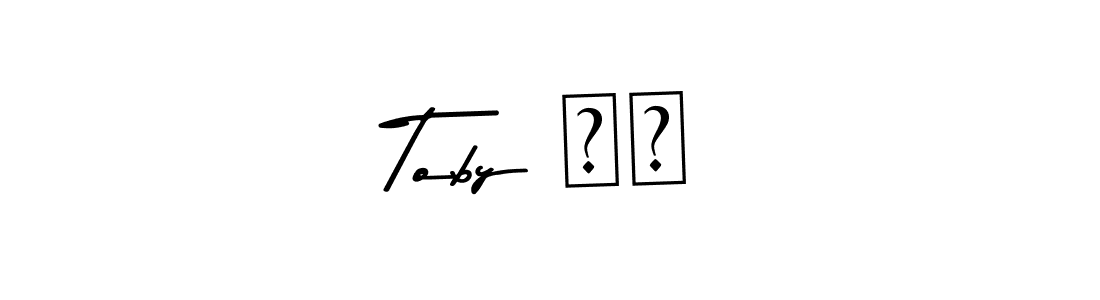 Also we have Toby ❤️ name is the best signature style. Create professional handwritten signature collection using Asem Kandis PERSONAL USE autograph style. Toby ❤️ signature style 9 images and pictures png