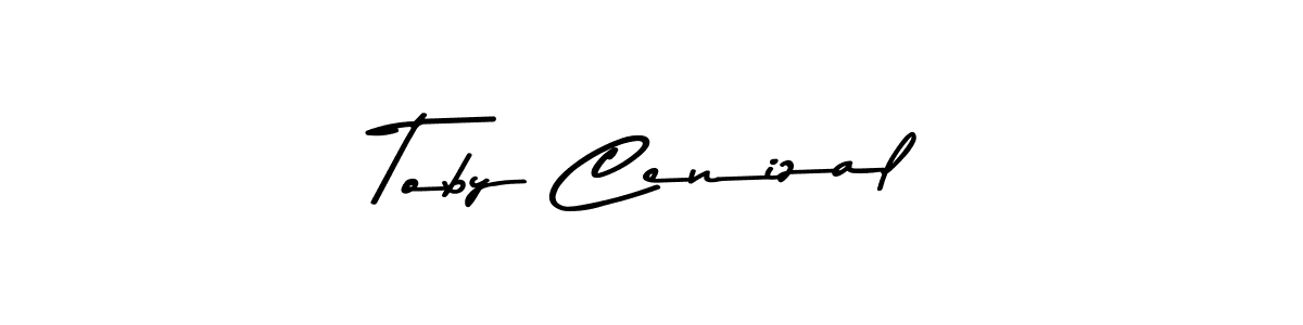 Also You can easily find your signature by using the search form. We will create Toby Cenizal name handwritten signature images for you free of cost using Asem Kandis PERSONAL USE sign style. Toby Cenizal signature style 9 images and pictures png