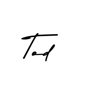 Similarly Asem Kandis PERSONAL USE is the best handwritten signature design. Signature creator online .You can use it as an online autograph creator for name Tod. Tod signature style 9 images and pictures png
