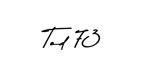 Similarly Asem Kandis PERSONAL USE is the best handwritten signature design. Signature creator online .You can use it as an online autograph creator for name Tod 73. Tod 73 signature style 9 images and pictures png