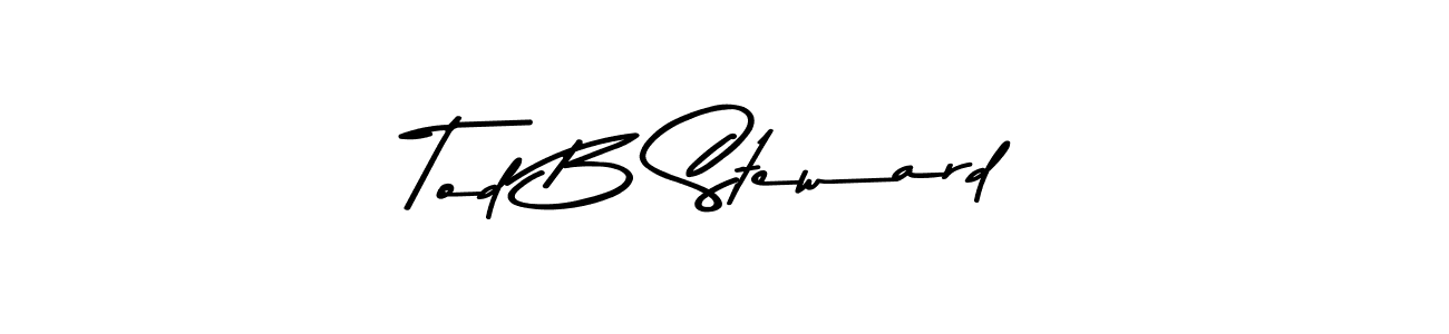 You should practise on your own different ways (Asem Kandis PERSONAL USE) to write your name (Tod B Steward) in signature. don't let someone else do it for you. Tod B Steward signature style 9 images and pictures png