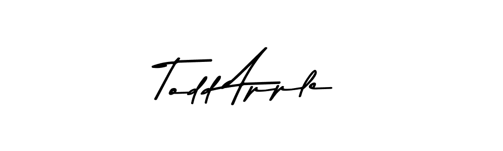 How to make Todd Apple signature? Asem Kandis PERSONAL USE is a professional autograph style. Create handwritten signature for Todd Apple name. Todd Apple signature style 9 images and pictures png