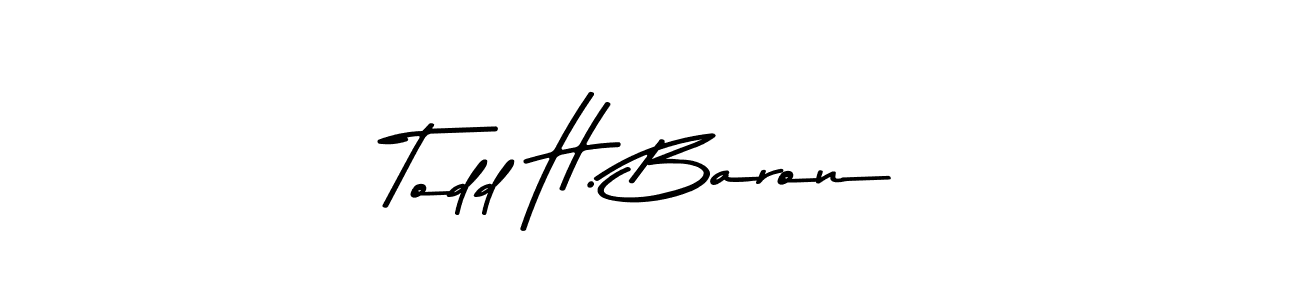 How to make Todd H. Baron signature? Asem Kandis PERSONAL USE is a professional autograph style. Create handwritten signature for Todd H. Baron name. Todd H. Baron signature style 9 images and pictures png