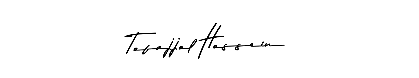 You should practise on your own different ways (Asem Kandis PERSONAL USE) to write your name (Tofajjol Hossein) in signature. don't let someone else do it for you. Tofajjol Hossein signature style 9 images and pictures png