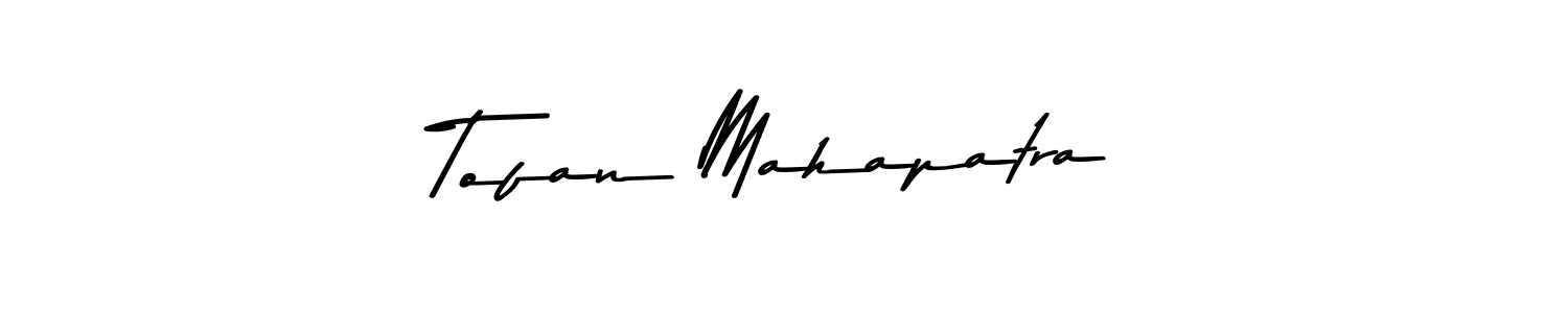 How to make Tofan Mahapatra name signature. Use Asem Kandis PERSONAL USE style for creating short signs online. This is the latest handwritten sign. Tofan Mahapatra signature style 9 images and pictures png