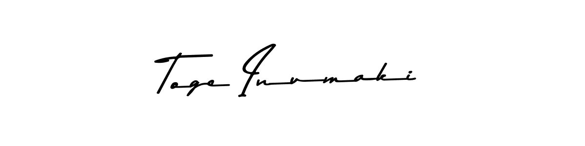 How to make Toge Inumaki signature? Asem Kandis PERSONAL USE is a professional autograph style. Create handwritten signature for Toge Inumaki name. Toge Inumaki signature style 9 images and pictures png